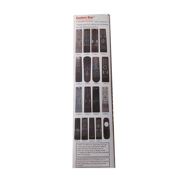 China LED TV Universal Remote Control SRJD A61E Best Price in Pakistan 2 China LED TV Universal Remote Control